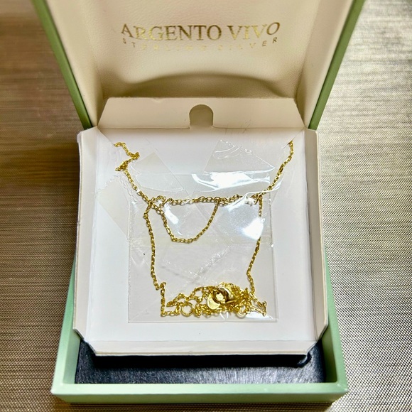 BRAND NEW Rachel Zoe gold toned adjustable necklace 🤩 Box included - Picture 5 of 5